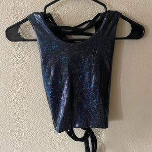 Metallic Rave Top